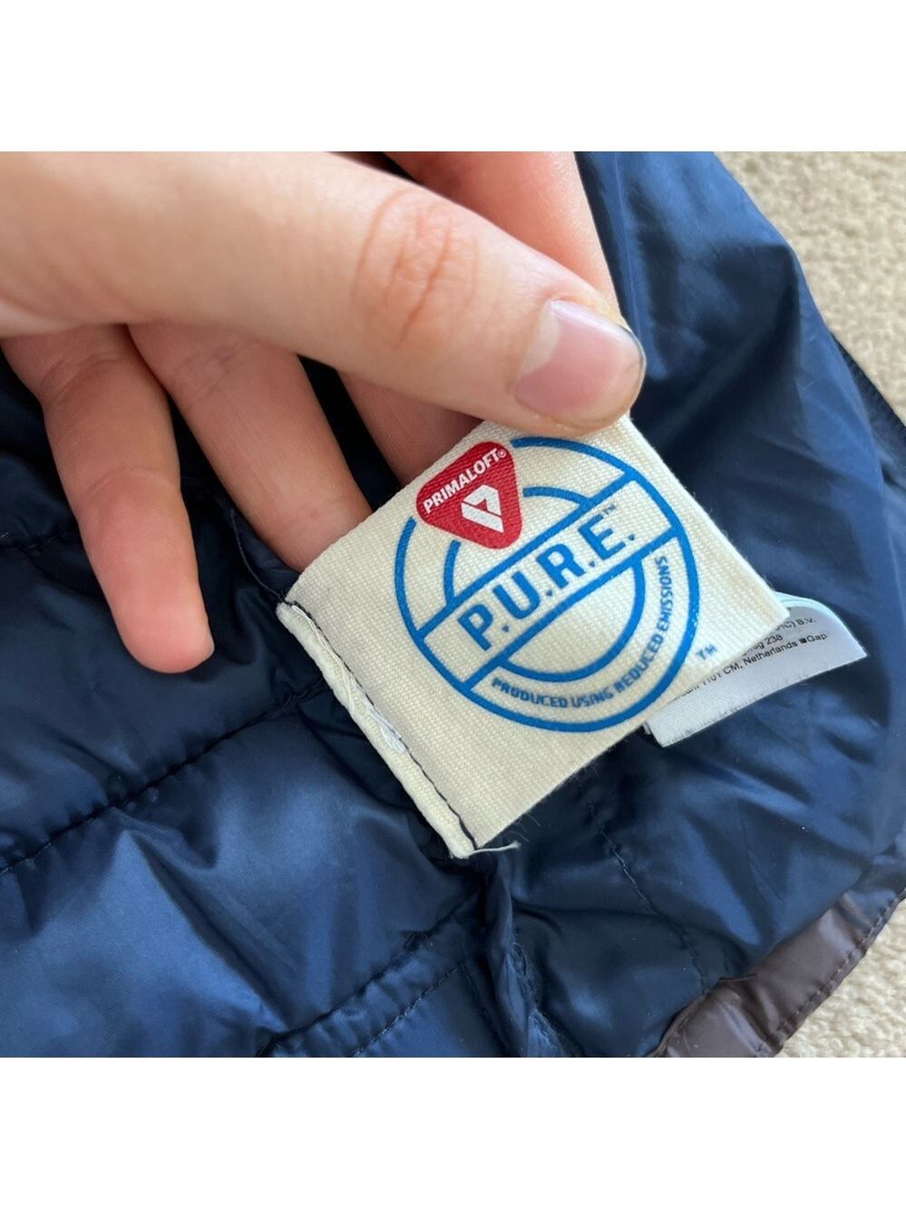 GAP Kids Brown Puffer Jacket‎ with Mickey Design - Picture 3 of 4